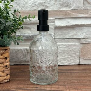 🆕 Bee 🐝 Glass Soap Dispenser!